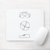 Tapis De Souris Triathlon cool nouvelle conception (Avec souris)