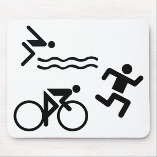 Tapis De Souris Triatholon - course à vélo