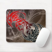 tapis de souris tribal de dragon (Avec souris)
