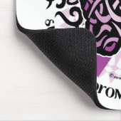 Tapis De Souris Tribal de papillon de fibromyalgie (Coin)