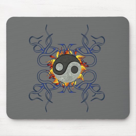 Tapis De Souris Tribal de Ying Yang (Devant)