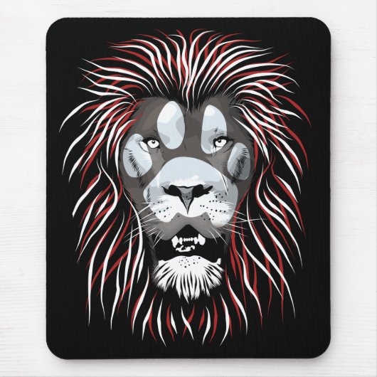 Tapis De Souris Tribal Lion (Devant)