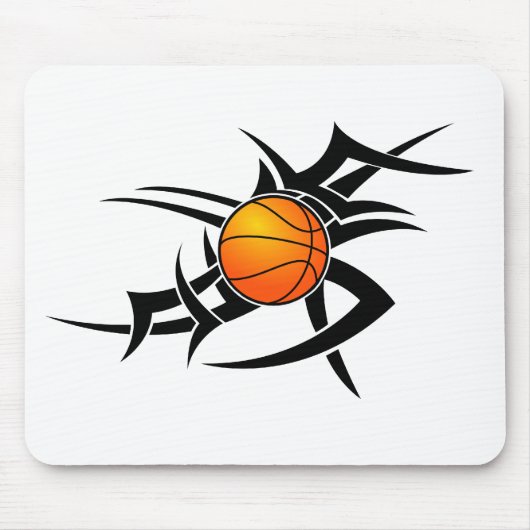 Tapis De Souris Tribal Mousepad de basket-ball (Devant)