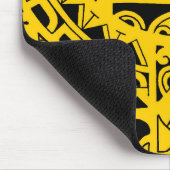 Tapis De Souris Tribal polynésien de visage de conception de (Coin)