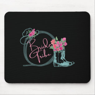 Tapis De Souris Tribe de mariée Bachelorette Nashville Country Coa