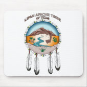 Tapis De Souris Tribu de Lipan Apache du Texas Mousepad (Devant)