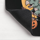 Tapis De Souris Tricératops Witch Casquette Citrouille Halloween C (Coin)