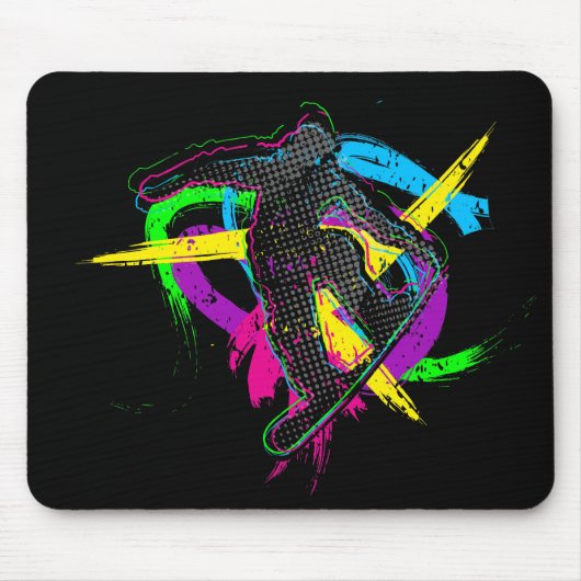 Tapis De Souris Trick de snowboard (Devant)
