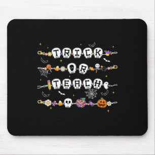 Tapis De Souris Trick Ou Enseigner Bracelet Halloween Costumes Ens
