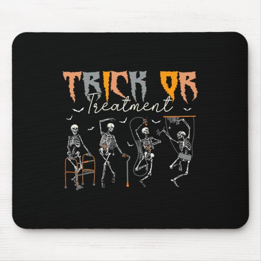 Tapis De Souris Trick Ou Traitement Pt Thérapeutique Physique Thér (Devant)