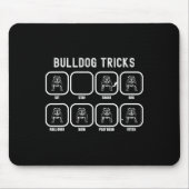Tapis De Souris Tricks - Fun Bulldog Training Favoris (Devant)