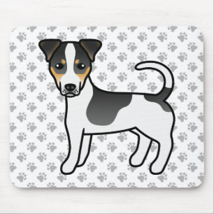 Tapis De Souris Tricolor Smooth Coat Jack Russell Terrier Chien
