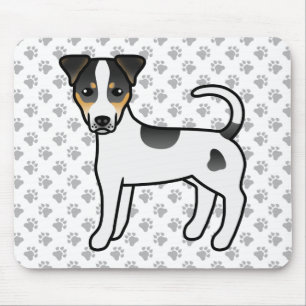 Tapis De Souris Tricolor Smooth Coat Parson Russell Terrier Chien