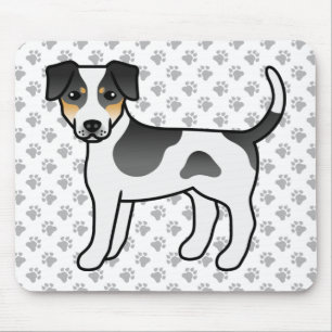 Tapis De Souris Tricolore Danois-Suédois Farmdog mignon chien de d