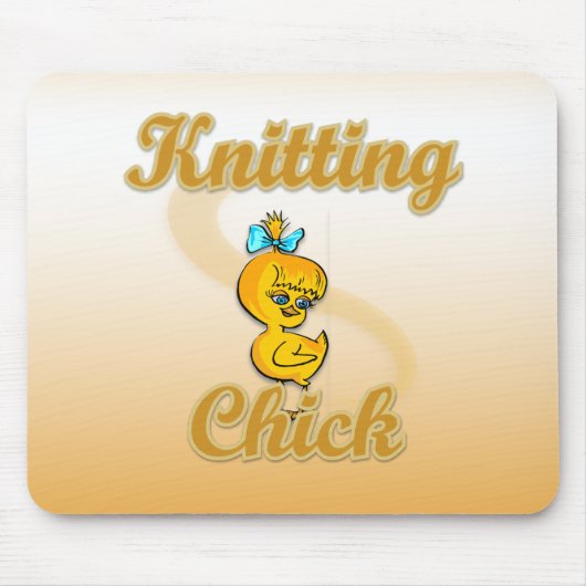 Tapis De Souris Tricot Chick (Devant)