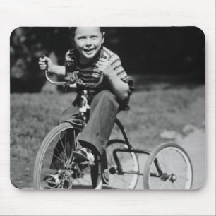 Tapis De Souris Tricycle d'équitation de garçon