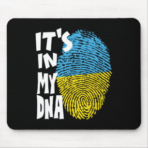 Tapis De Souris Trident ukrainien Drapeau ukrainien Drapeau ukrain