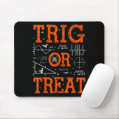 Tapis De Souris Trig Drôle Ou Traiter Trigonométrie Prof De Maths (Avec souris)