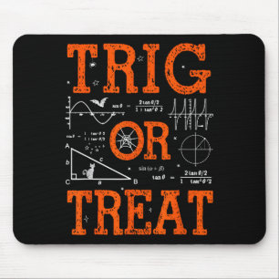 Tapis De Souris Trig Drôle Ou Traiter Trigonométrie Prof De Maths