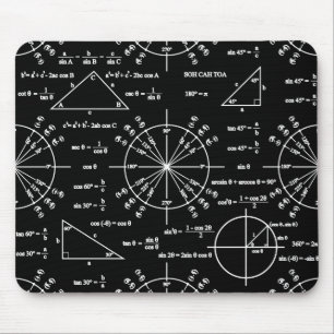 Tapis De Souris Triglycéride et triangles