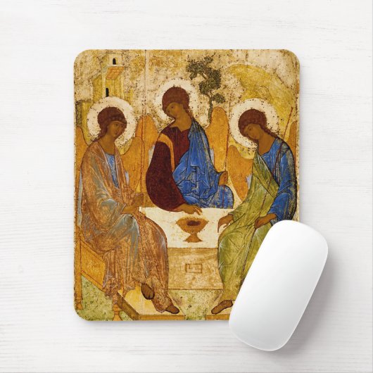 Tapis De Souris Trinity Rublev à la table (Avec souris)
