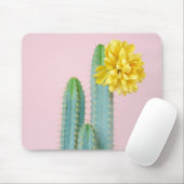 Tapis De Souris Trio bleu de cactus (Avec souris)