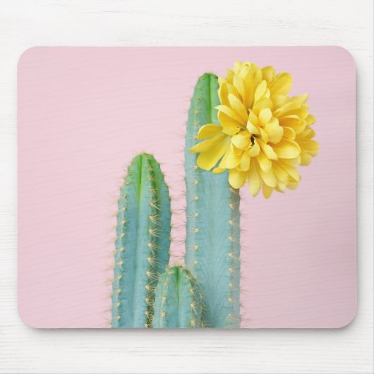 Tapis De Souris Trio bleu de cactus (Devant)