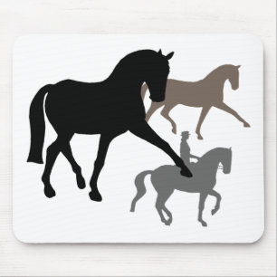 Tapis De Souris Trio de chevaux de dressage