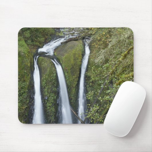 Tapis De Souris Triple Falls, Columbia River Gorge (Avec souris)