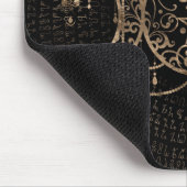 Tapis De Souris Triple Lune - Triple Déesse Or et noir (Coin)