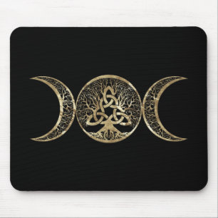 Tapis De Souris Triple Lune Triquetra