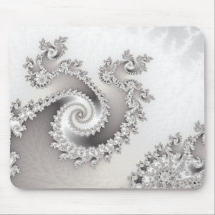 Tapis de souris Triple Twirl Argenté