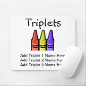 Tapis De Souris Triplets (crayons) (Avec souris)