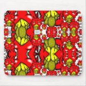 Tapis De Souris Trippy Alien Dazs dent jaune (Devant)