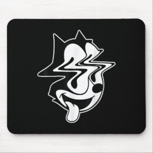 Tapis De Souris Trippy Felix Cat Blackwork