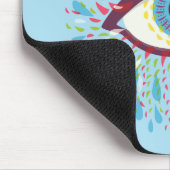 Tapis De Souris Trippy Oye Psychedelic Art (Coin)