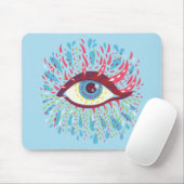 Tapis De Souris Trippy Oye Psychedelic Art (Avec souris)