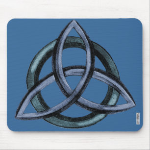 Tapis De Souris Triquetra (bleu)