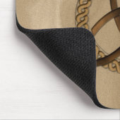 Tapis De Souris Triquetra Celtique Trinity Knot Button Mousepad (Coin)