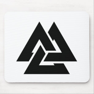 Tapis De Souris Triquetra de symbole de Valknut