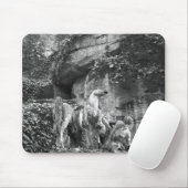 Tapis De Souris Tritons toilettant deux chevaux du soleil (Avec souris)