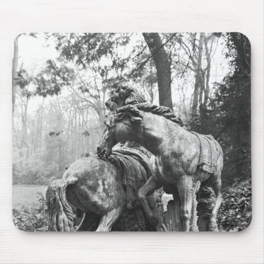 Tapis De Souris Tritons toilettant deux chevaux du soleil dedans (Devant)