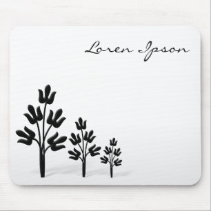 Tapis De Souris Trois arbres noirs