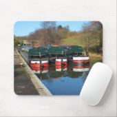 Tapis De Souris Trois bateaux à canaux (Avec souris)