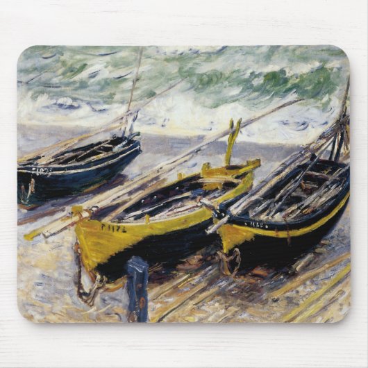 Tapis De Souris Trois bateaux de pêche (Devant)