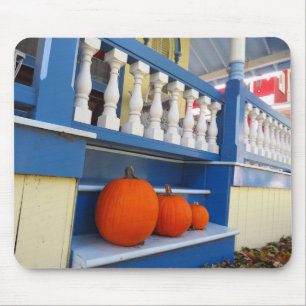 Tapis De Souris Trois Citrouilles sur un pas - Martha's Vineyard