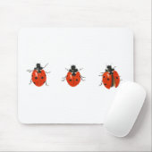 Tapis De Souris Trois coccinelles 2013 (Avec souris)