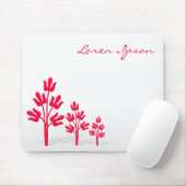 Tapis De Souris Trois Crimson Trees (Avec souris)
