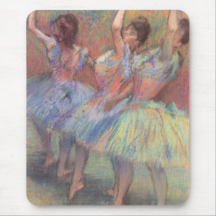 Tapis De Souris Trois Danseuses d'Edgar Degas, Art de ballet vinta