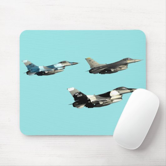 Tapis De Souris Trois Falcons F-16 (Avec souris)